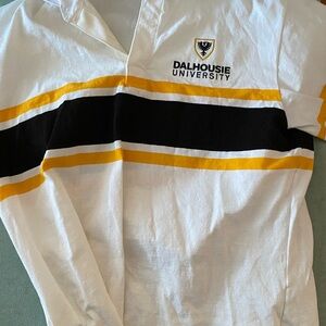 Dalhousie University Striped Polo Shirt